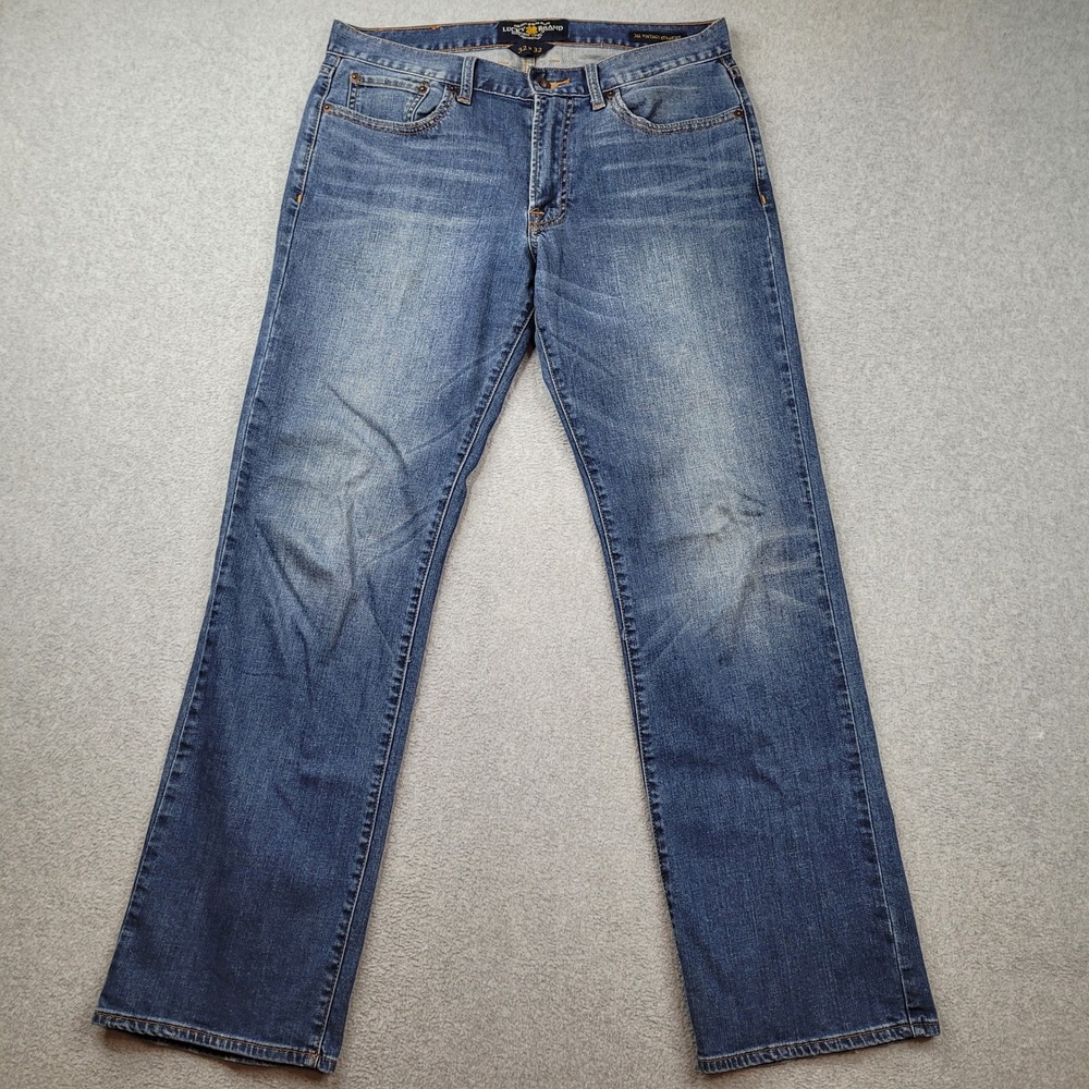 Lucky Brand 361 Vintage Straight Mens 32x32 Blue Denim Jeans